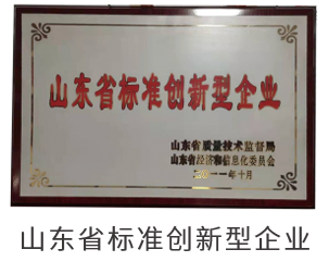 山东省标准创新型企业